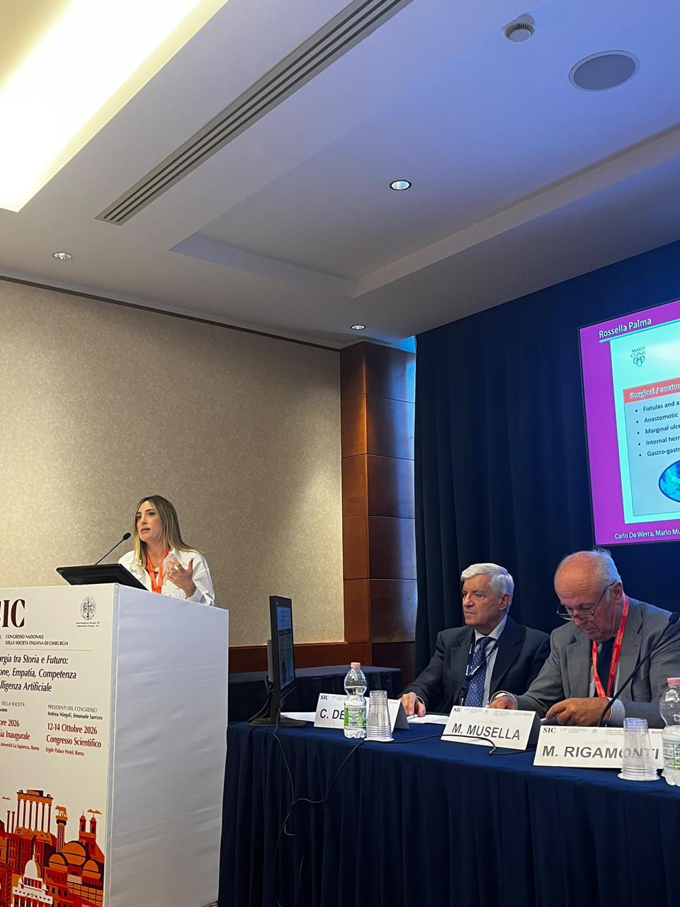Momento della sessione SIPAD al Congresso SIC