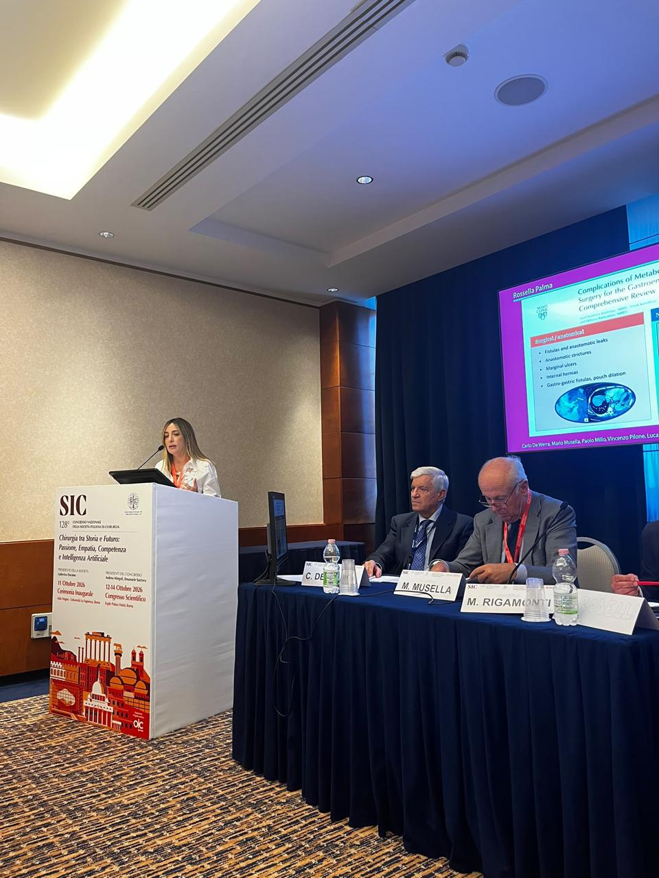 Momento della sessione SIPAD al Congresso SIC