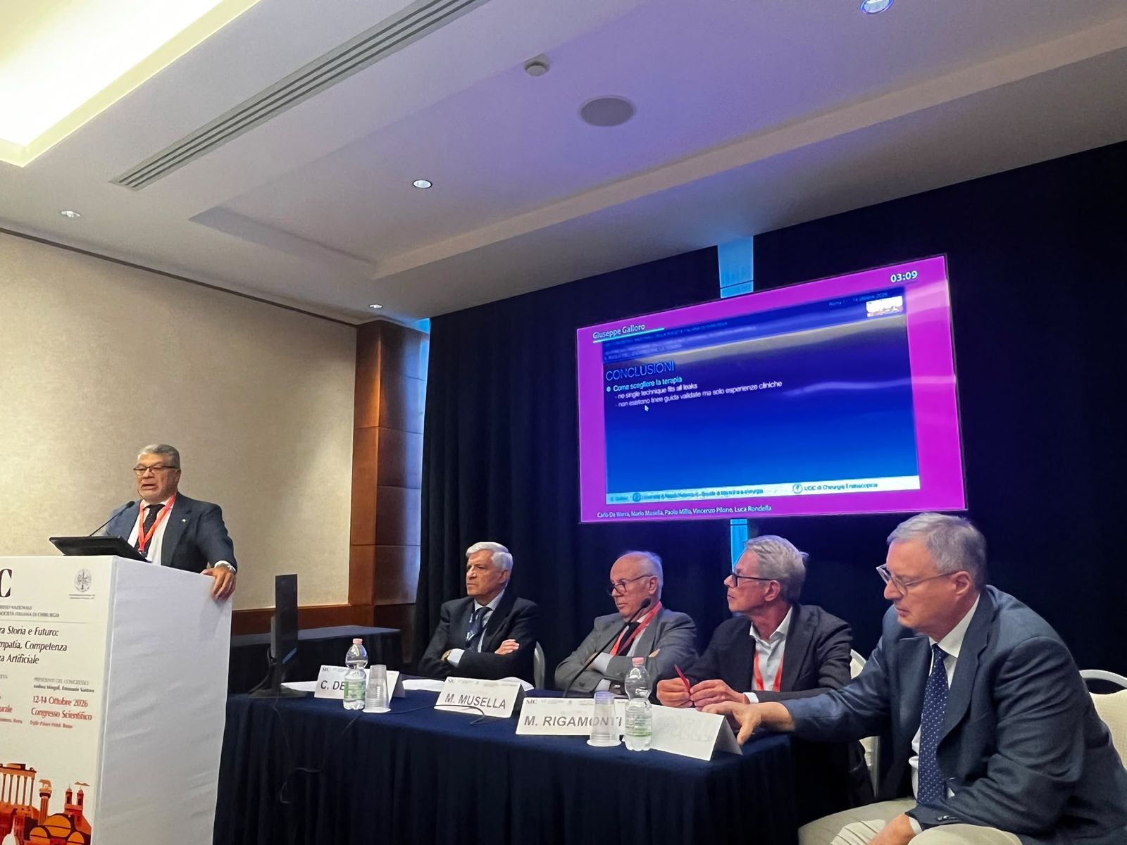 Momento della sessione SIPAD al Congresso SIC