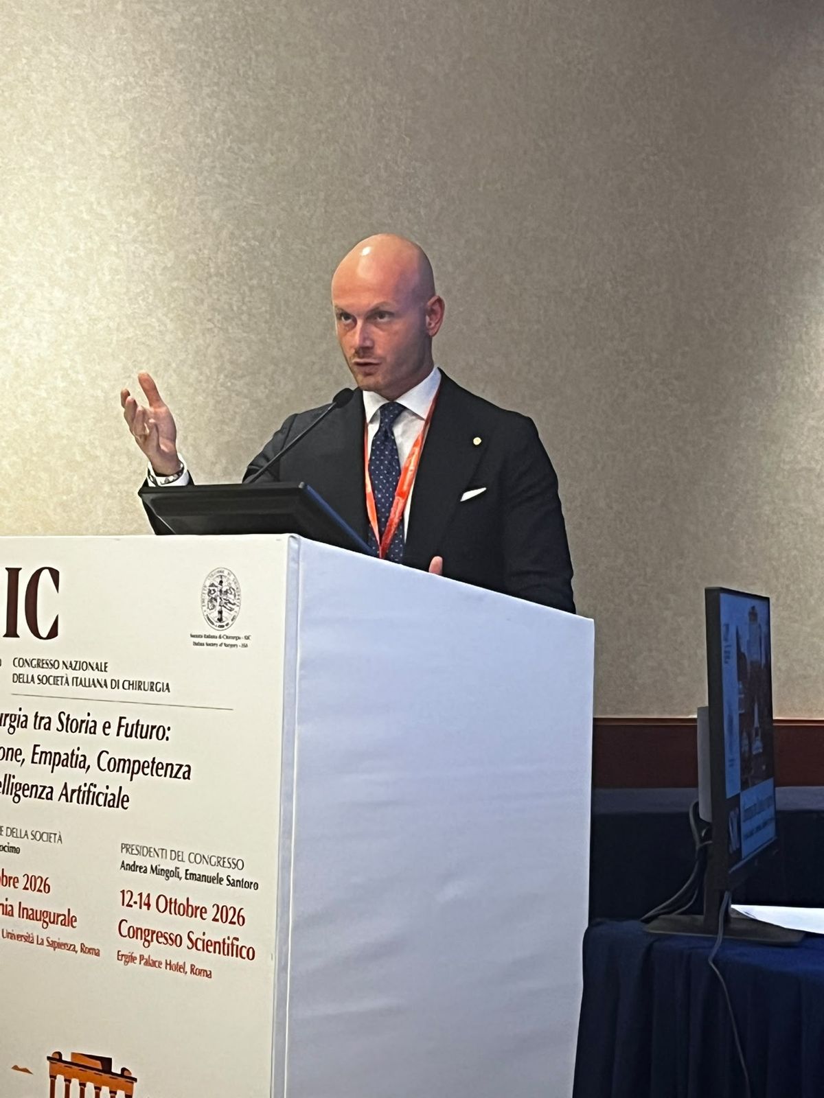 Momento della sessione SIPAD al Congresso SIC